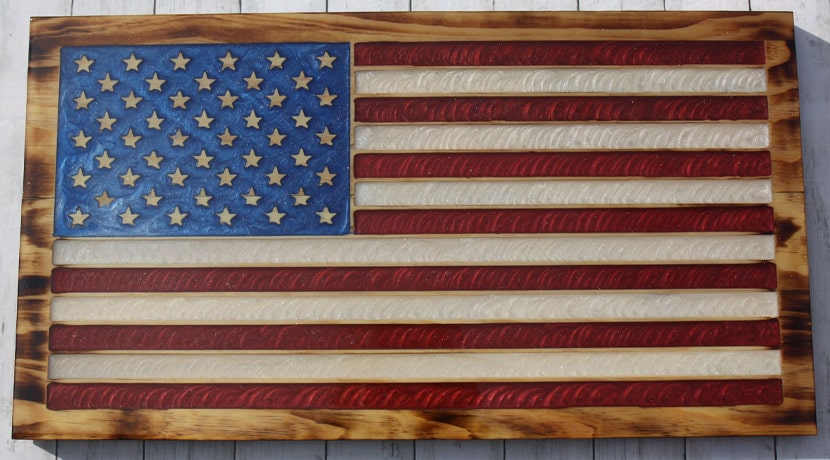 Full Resin American Flag