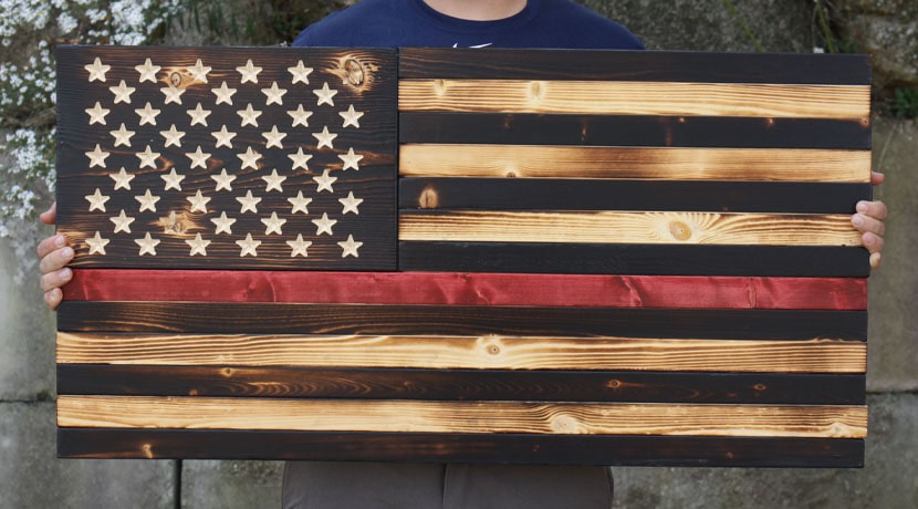 Epoxy Finish Thin Red Line