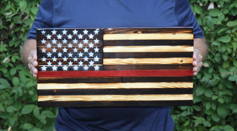 Epoxy Finish Thin Red line Epoxy