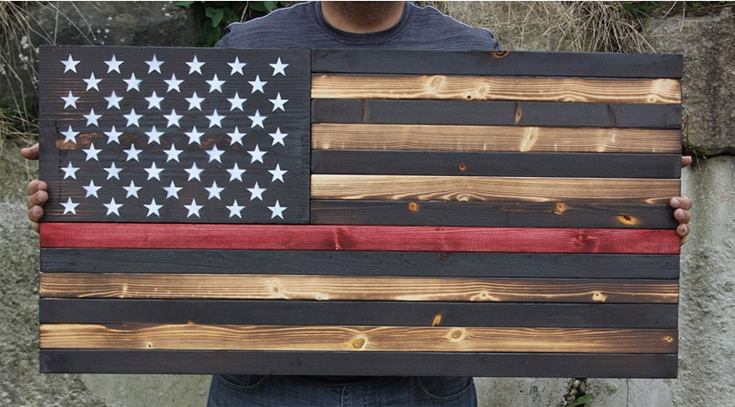 Polyurethane Finish Thin Red Line Poly